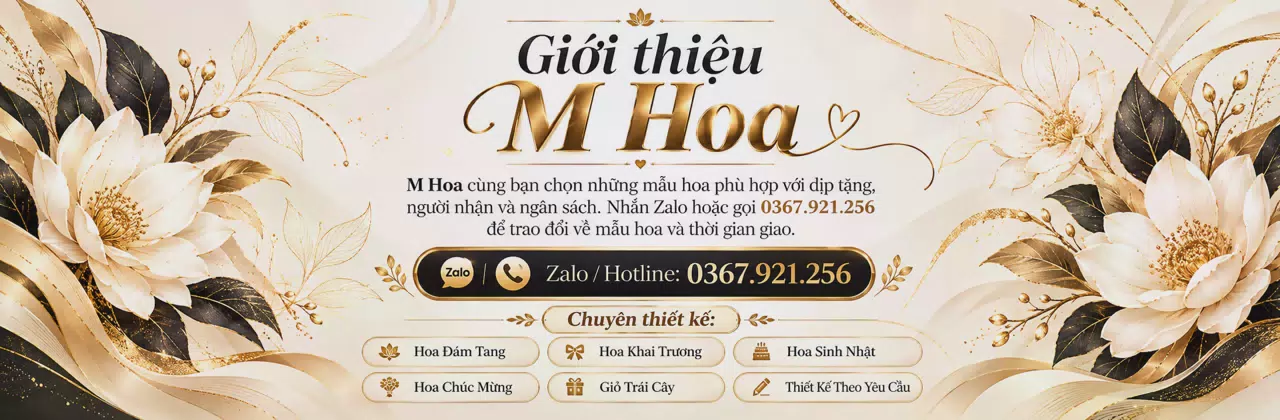Ảnh bìa Shop hoa tươi Xã Phú Lộc Cần Thơ - Gửi hoa đẹp, trao lời thương